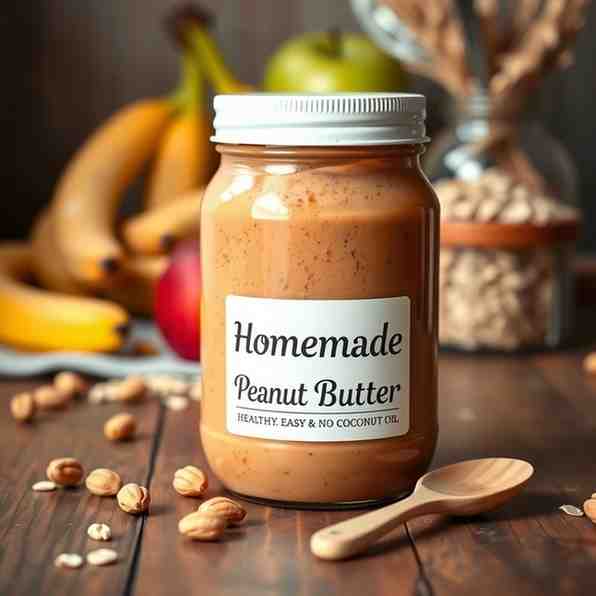 Homemade Peanut Butter - Healthy, Easy, & No Coconut Oil